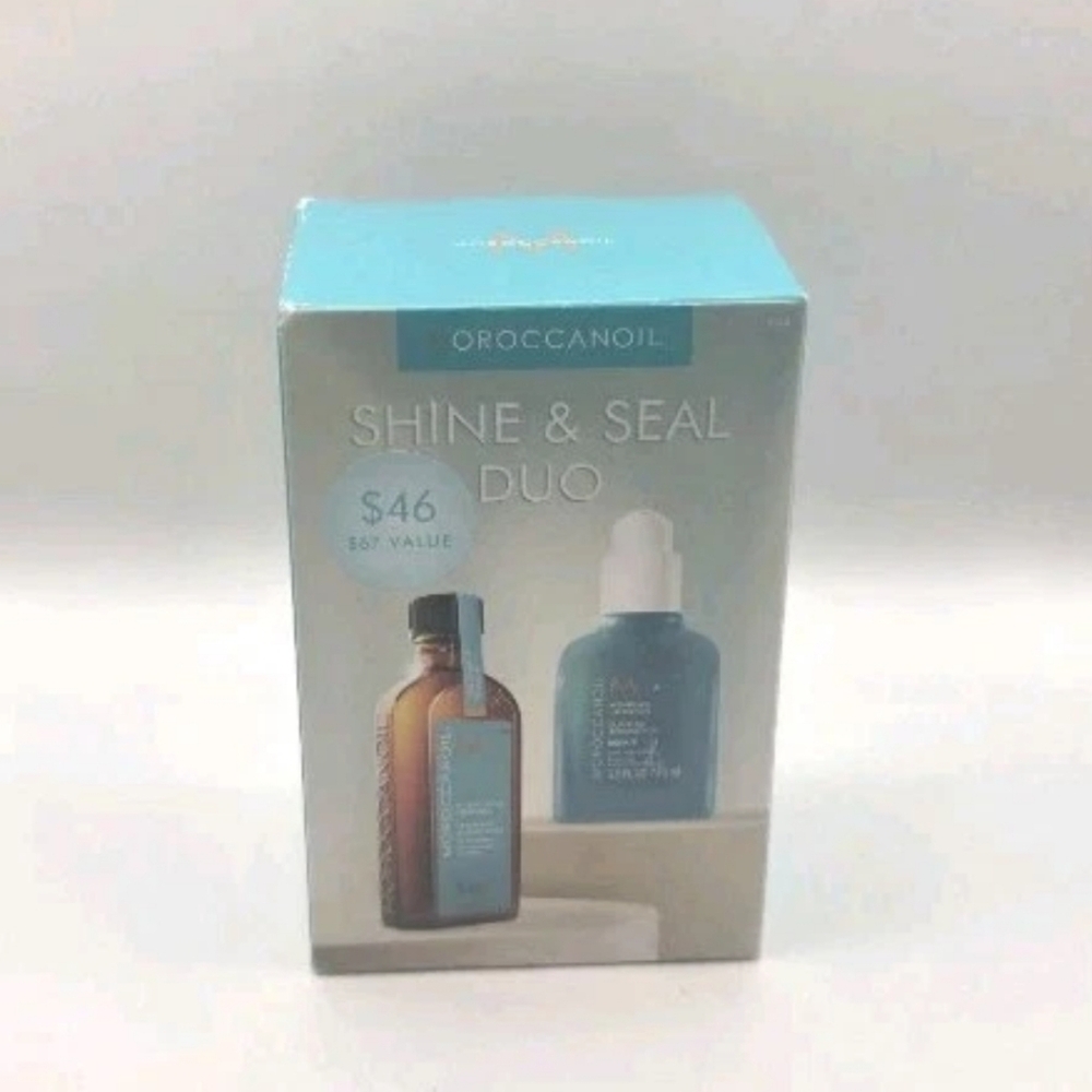 Moroccanoil Shine & Seal Duo New In Box